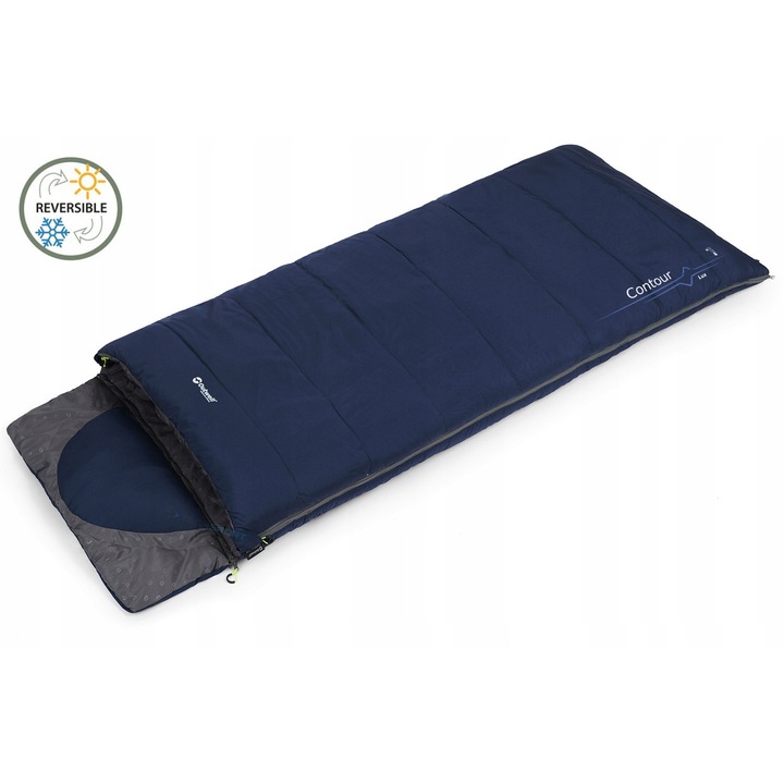 Двоен спален чувал Outwell Contour Lux Double (190 см) - deep blue