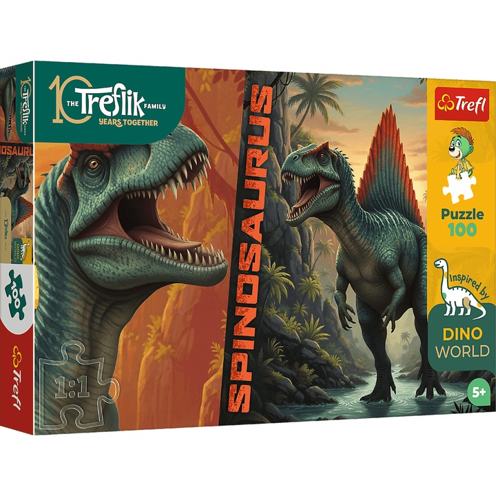 Puzzle 100 Inspired By Dino World Rodzina Treflików wzór 5 16582