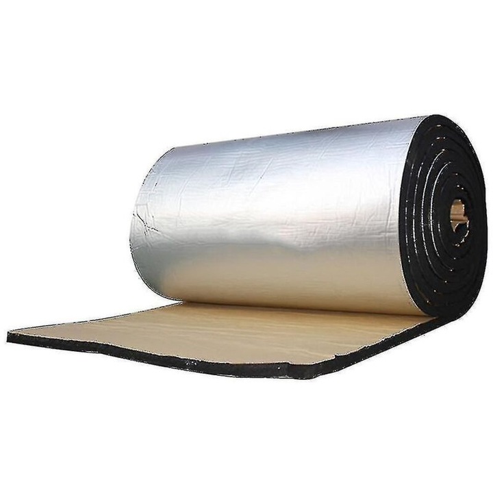 Izolatie fonica auto universala, autoadeziva, rezistenta la caldura si apa, 99.4% aluminiu, 99x51x0.6cm
