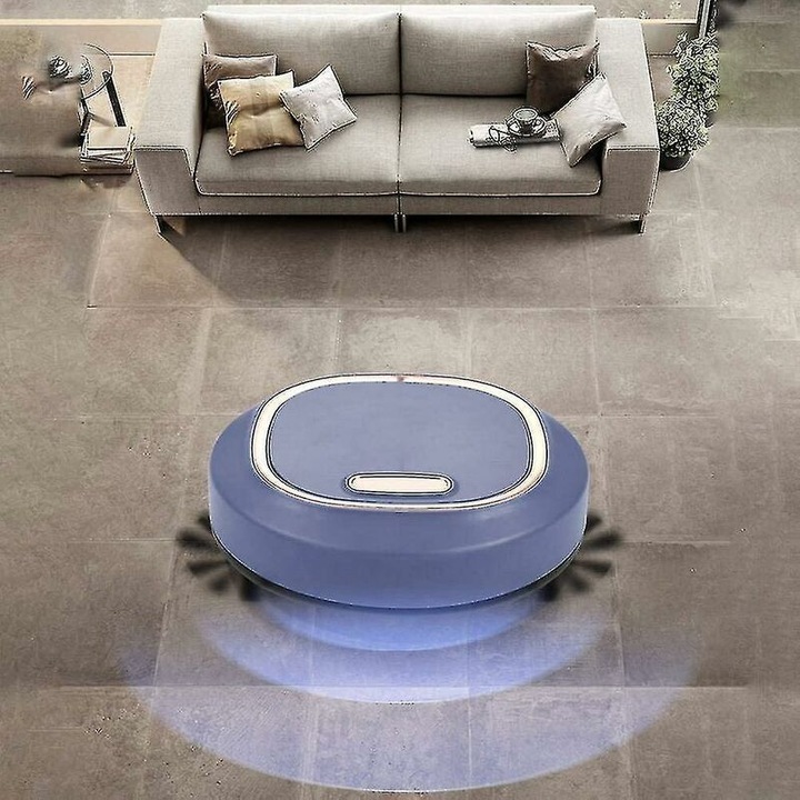 Aspirator robot 3 in 1, 1500 Pa, mop, autonomie 90 min, 70 mm inaltime