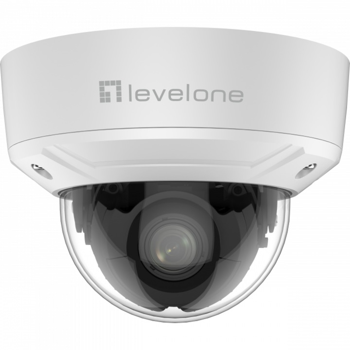 Куполна камера LevelOne IPCam 4xZ 2MP/H.265/IR/10W/PoE/IP67