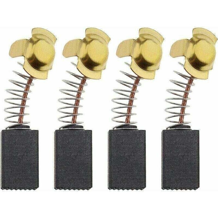Perii de carbune, set 2 perechi, 6x10x16mm, carbon, pentru burghiu electric 1500W, negru