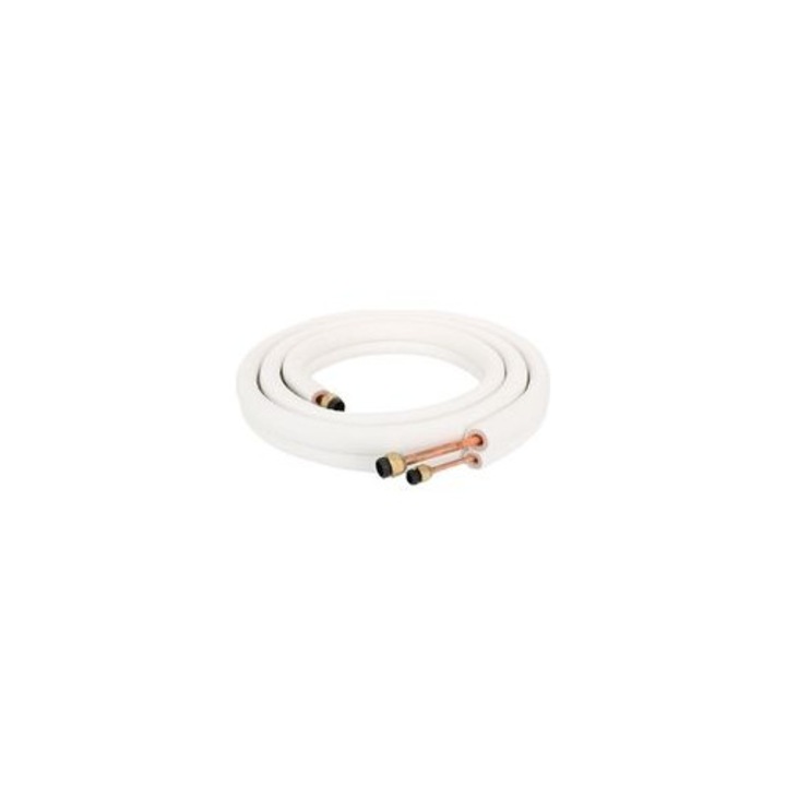 Réz-alumínium légkondicionáló csatlakozó vezeték, fehér szigetelés, 3m, 6.35x9.52mm, univerzális