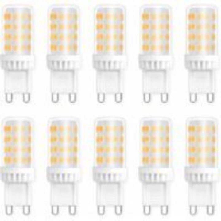G9 LED izzó 5W 4000K semleges fehér 15x50mm 10 db-os szett