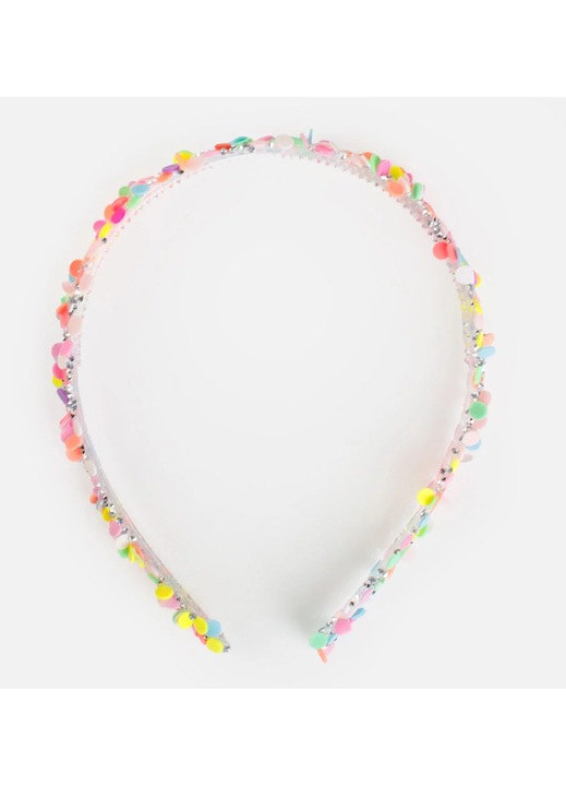 Coroană păr confeti color, 1 set