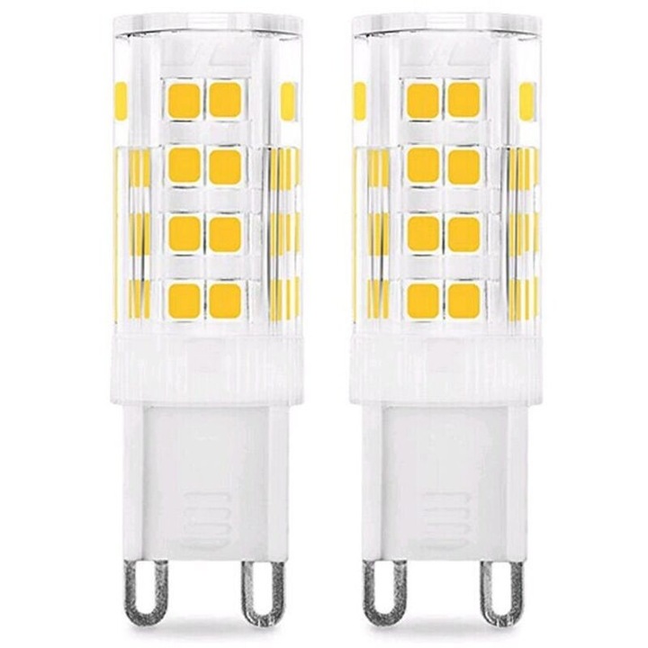 LED izzó G9 5W 6000K foglalat 15.5x49.5mm szett 6 db