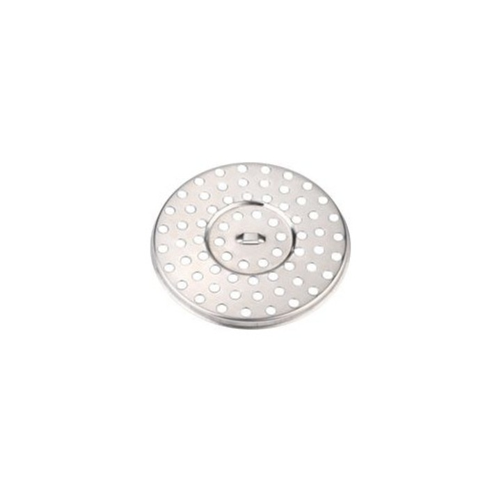 Sifon podea inox 8.5cm argintiu durabil filtru detasabil