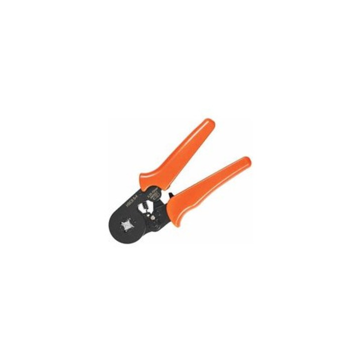 Önbeállító krimpelő fogó, 0.25-10 mm, négyzetes, 4 oldalas, ergonomikus