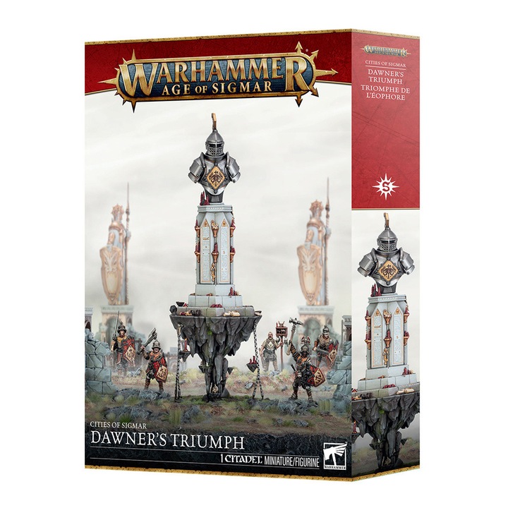 Warhammer Age of Sigmar játékkiegészítő, Dawner's Triumph Cities of Sigmar, Games Workshop, 1 miniatúra, szürke