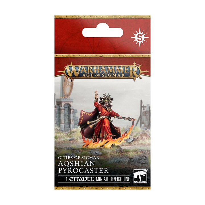 Warhammer Age of Sigmar játékkiegészítő, Aqshian Pyrocaster Cities of Sigmar, Games Workshop, 1 miniatúra, szürke
