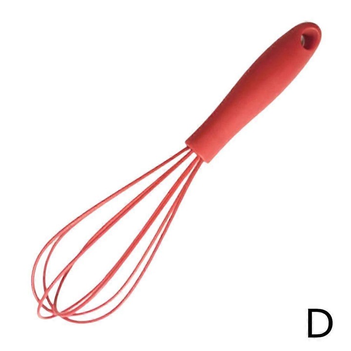 Tel din silicon pentru amestecat, set, multicolor, 17x4.3cm