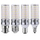 Set 4 becuri LED E14 E27, 12W, alb rece, 360°