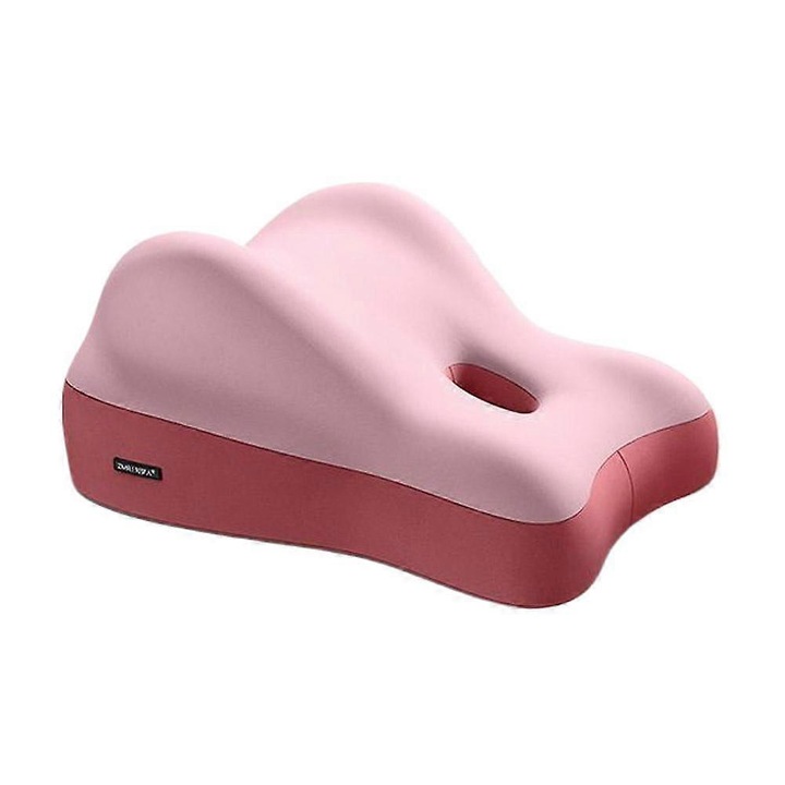 Perna multifunctionala spuma memorie, suport spate si gat, multicolor, 45x38x13cm