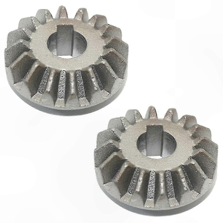 Set 2 roti dintate metalice pentru fierastrau de masa, 5140061-65, argintiu
