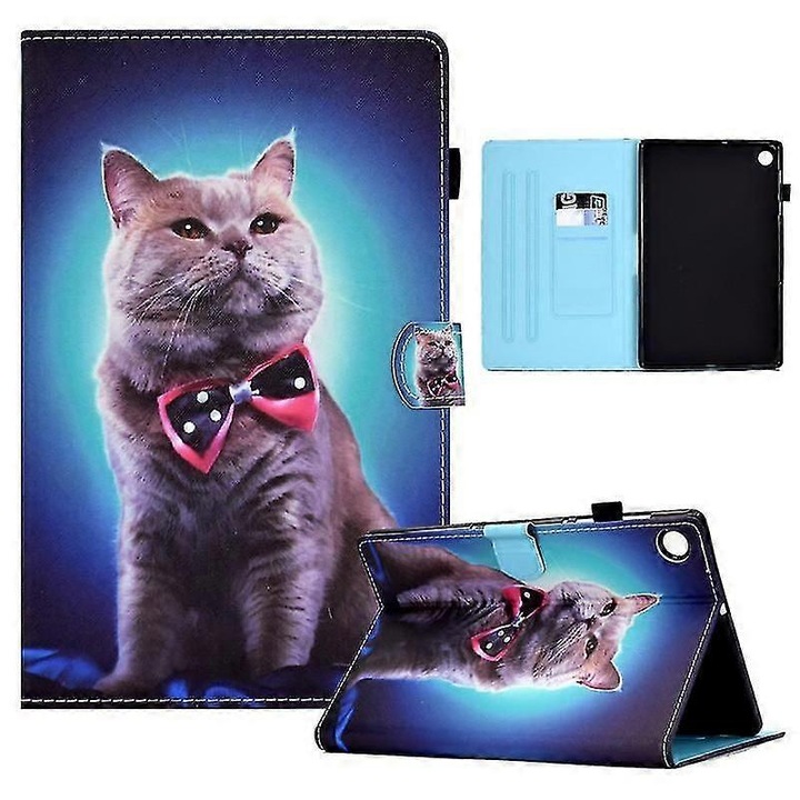 Husa tableta, model pentru Samsung Galaxy Tab A8 10.5 inch, piele sintetica, microfibra