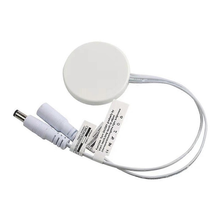 LED érintős dimmer kapcsoló 12V 24V fehér 60W LED szalaghoz