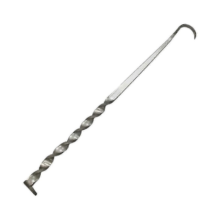 Carlig pentru carne, inox, 40cm, rezistent la rugina, maner ergonomic