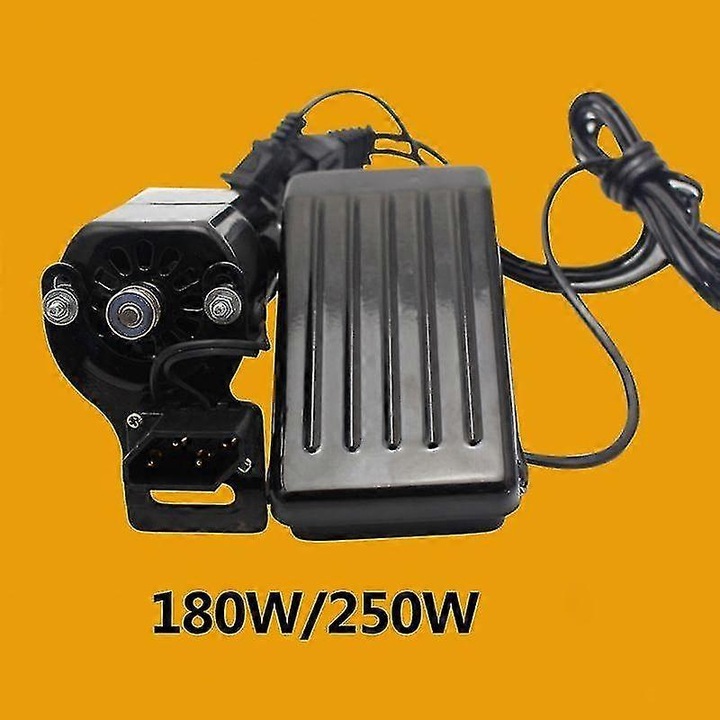 Varrógép motor pedállal, 220V 180W, réz, kicsi