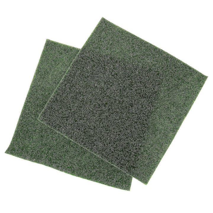 Iarba artificiala PVC 30x30x0.8cm set 2 buc verde