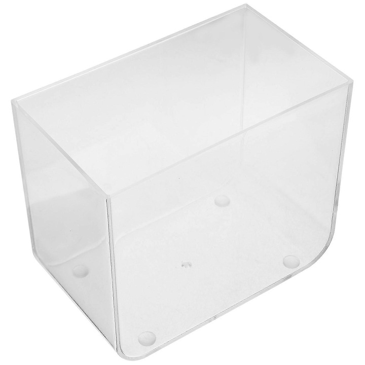 Acvariu mic plastic, 12.5x10.5x7.5cm, transparent