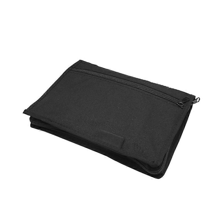 Organizator universal pentru torpedou, buzunare multiple, negru, 23x15cm