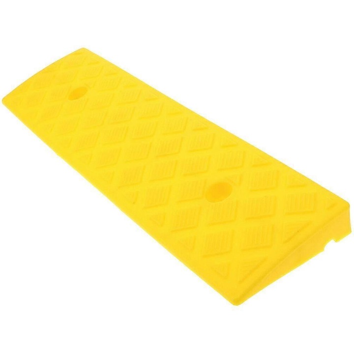 Rampa plastica galbena, antiderapanta, 50x13x3cm