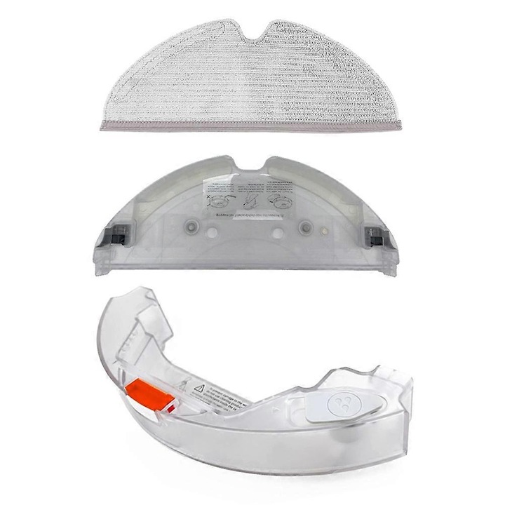 Rezervor apa mop suport si laveta pentru aspirator, set, plastic, universal, dimensiuni standard