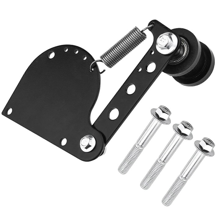 Tensioner lant metalic pentru bicicleta motor 49cc 66cc 80cc negru set