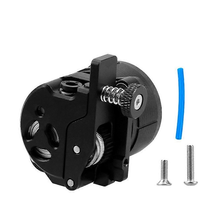 Extruder 3D imprimanta Hummingbird, negru, metalic, kit cu motor, pentru Creality K1 K1 Max