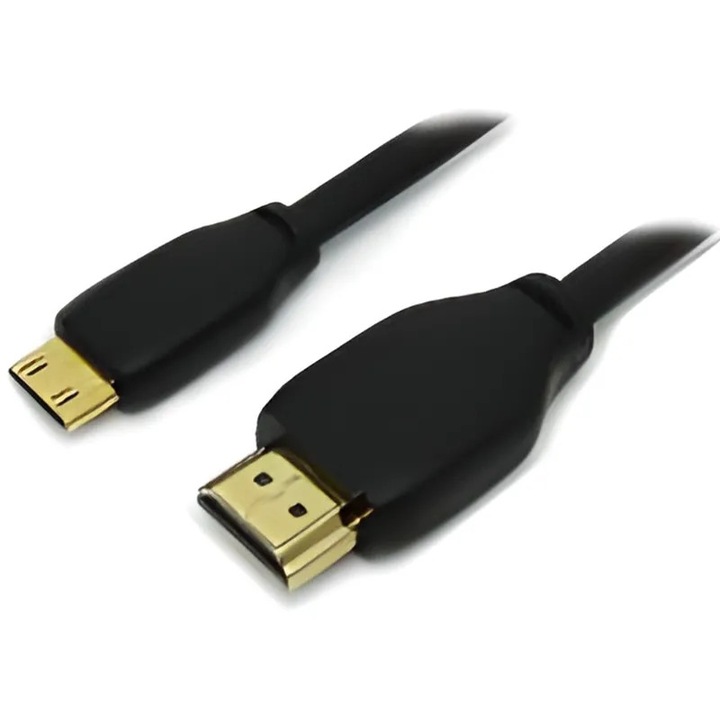 Cablu Mini HDMI la HDMI 1.8m auriu