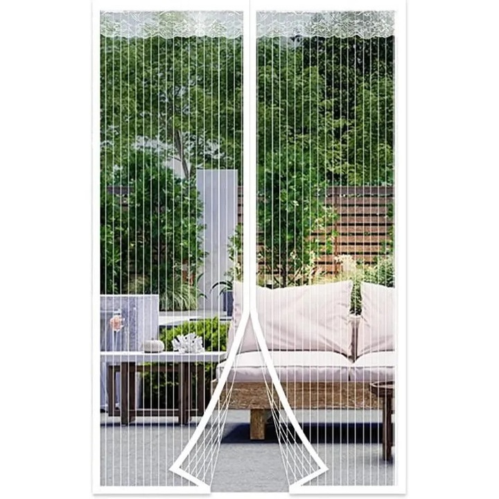 Perdea magnetica usa 100x210cm antimustaci, fara gaurire