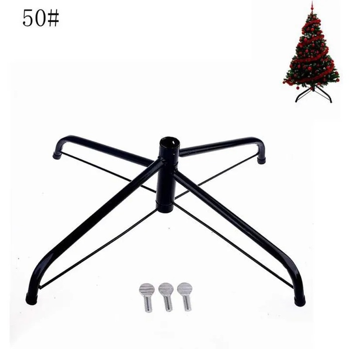 Karácsonyfatalp összecsukható vas 50cm 22mm átmérő