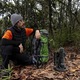 Husa lanterna rotativa 360 grade, plastic, 10.5cm, negru