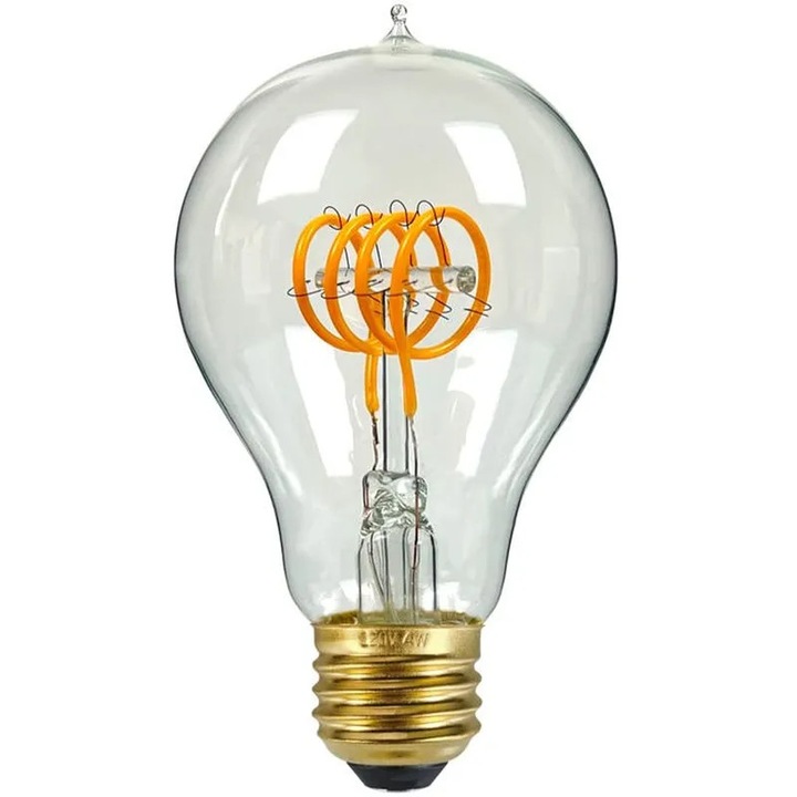 LED vintage izzó 4W dimmelhető, meleg fehér, E27, A19