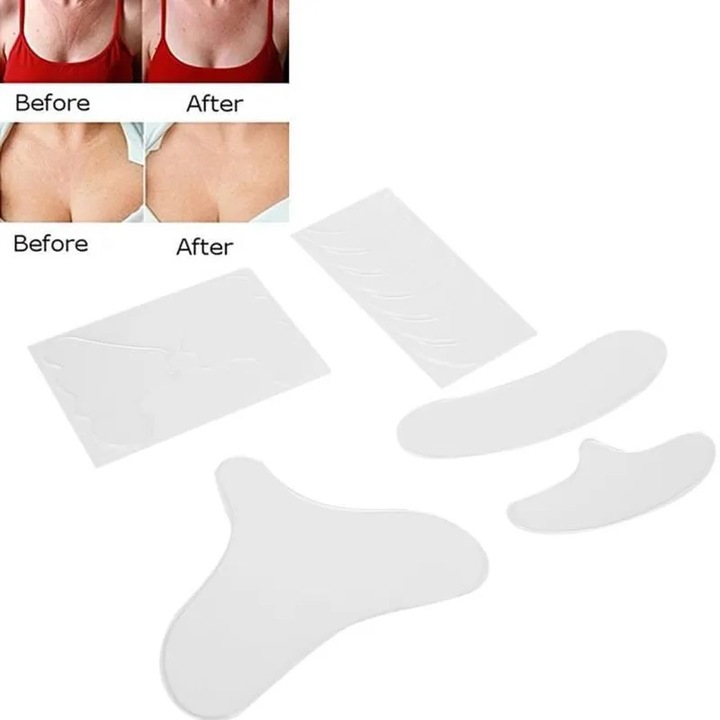 Plasturi anti-rid silicon reutilizabil set 11 piese, hipoalergenic