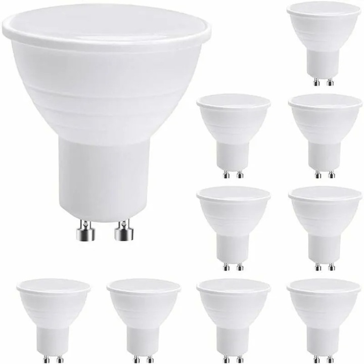 5 db GU10 7W meleg fehér 600LM LED izzó készlet
