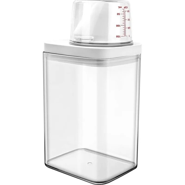Folyékony mosószer adagoló 1100 ml, multifunkcionális légmentesen záródó doboz
