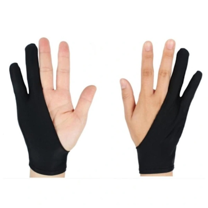 Manusa artist, doua degete, lycra, negru, universal