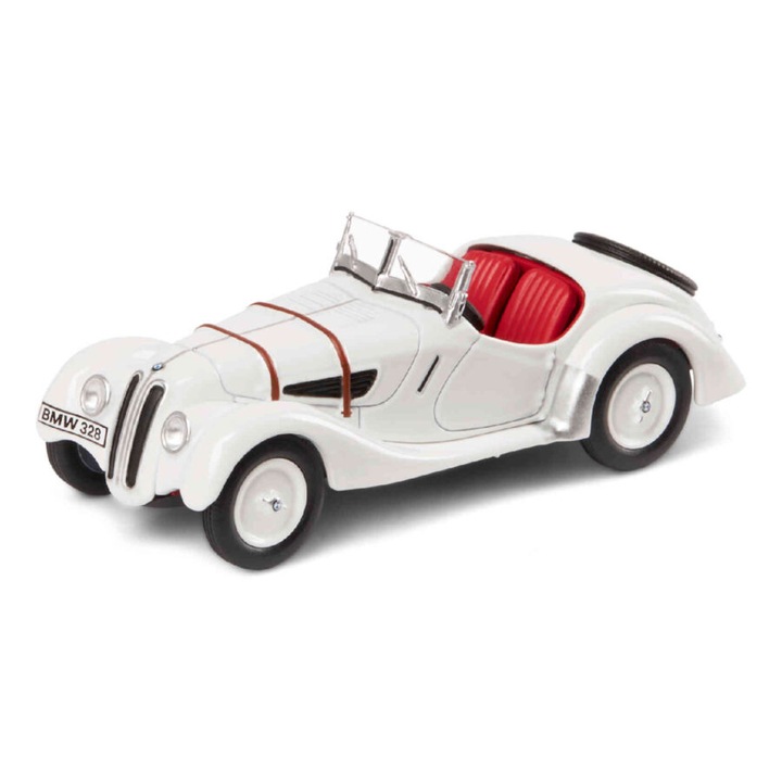 BMW 328 autómodell 1:64 Fehér 1:64 Almost Real