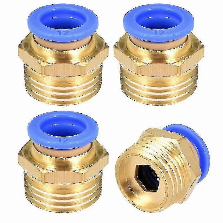 Gyorscsatlakozó pneumatikus 12mmx1/2 inch 4 db-os készlet