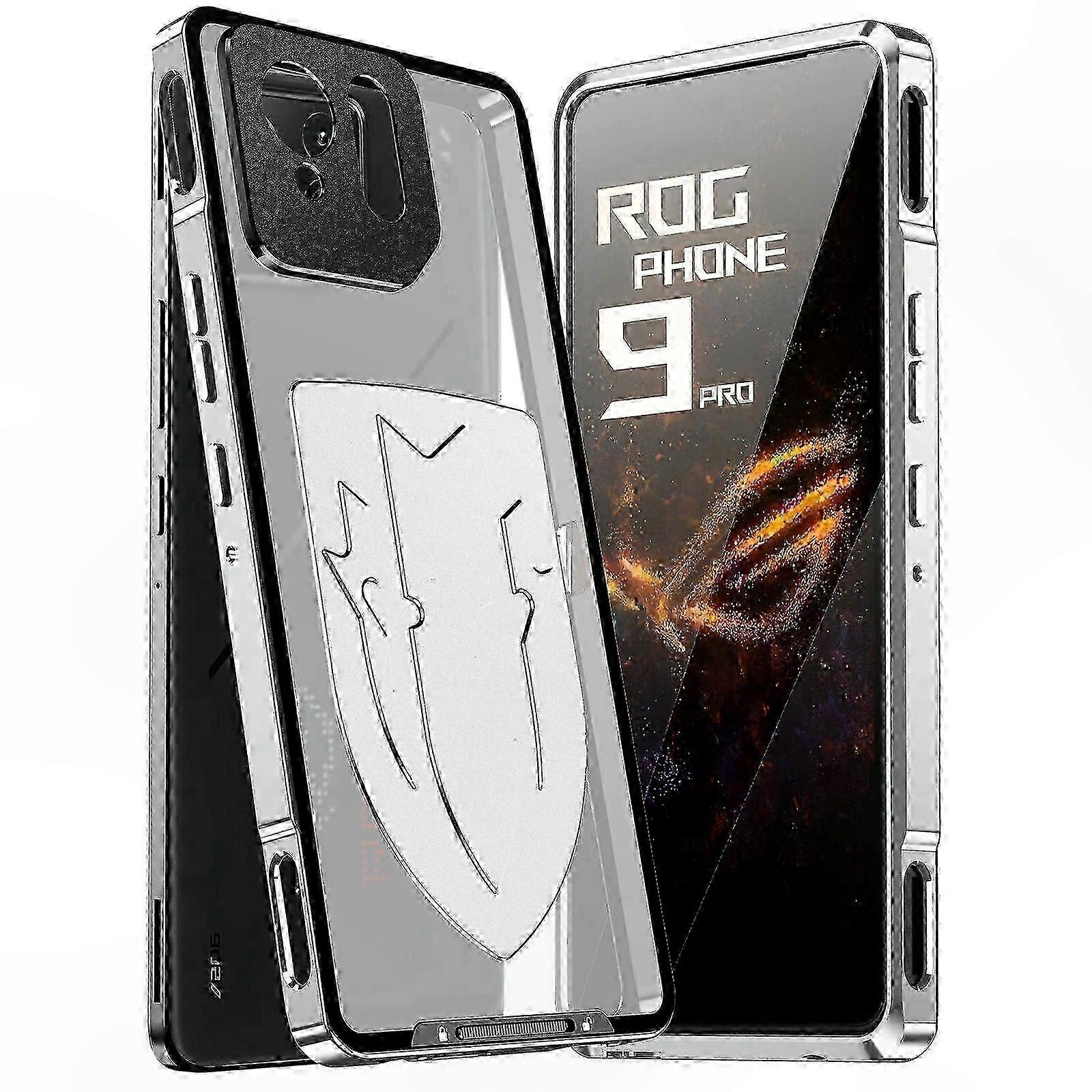 Husa telefon metalica cu dispersie caldura, argintiu, Asus ROG Phone 9, 9 Pro 5G