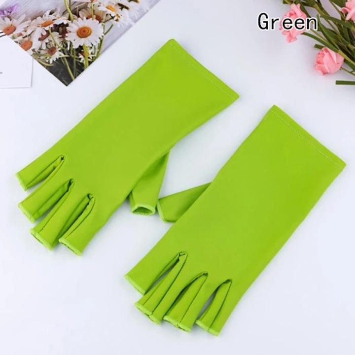 Manusi fara degete protectie UV, alb, marime unica