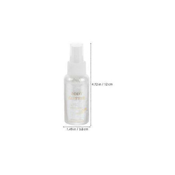 Ezüst csillám spray arcra és testre 12x3.8x3.8cm
