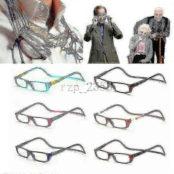 Ochelari de citit pliabili magnetici negri