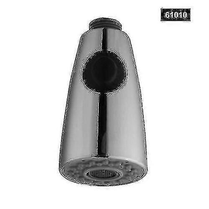 Cap de pulverizare universal pentru baterie bucatarie, ABS, argintiu, 52x97.5mm