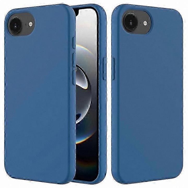 Husa telefon silicon flexibil albastru 16e protectie completa 1.2mm 0.5mm