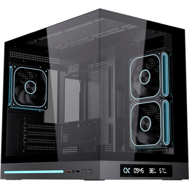 Компютърна кутия XIGMATEK Cloud M DGT 3AF, Черен, Mini Tower