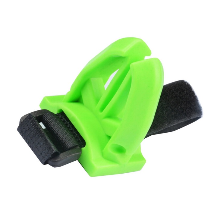 Suport lanseta silicon V-forma verde-galben 32.5x5.3x4.4cm