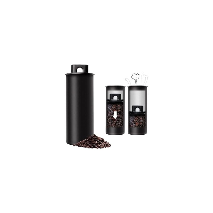Recipient vidat pentru cafea, inox, 1.57l, etans