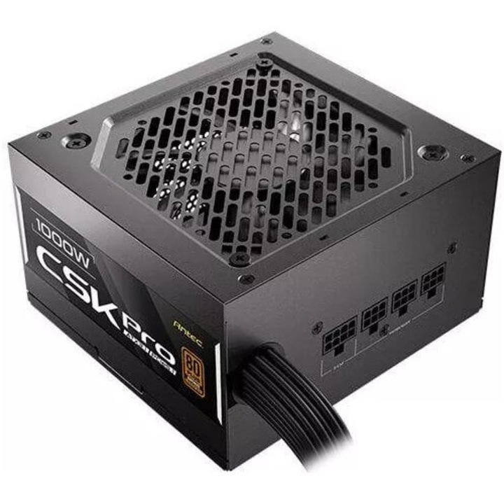 Sursa Antec 1000W 80+ Bronze ATX 3.1 CSK1000 PRO EC Semi modulara negru